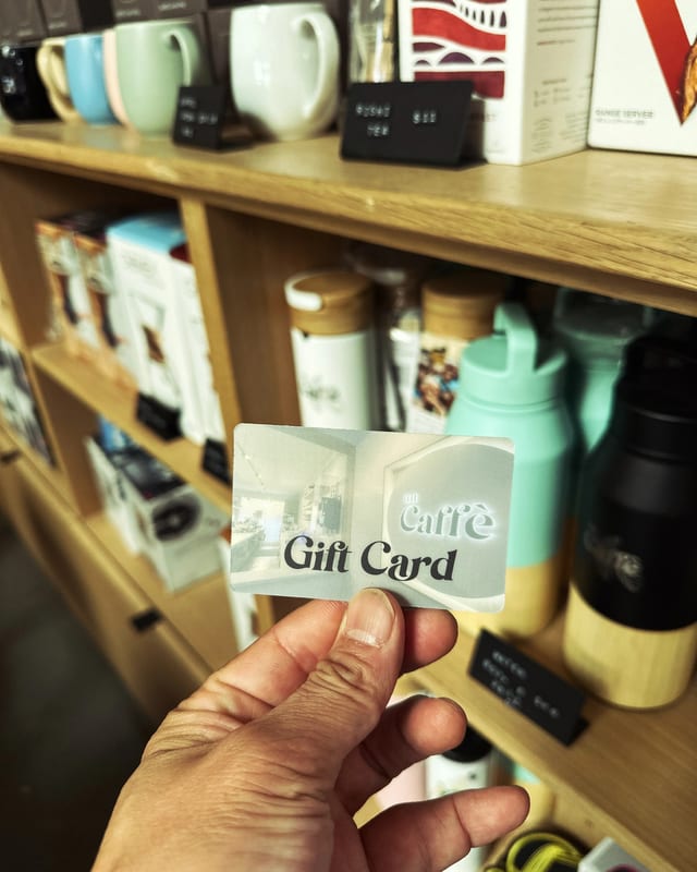 Un Caffè website Gift Cards